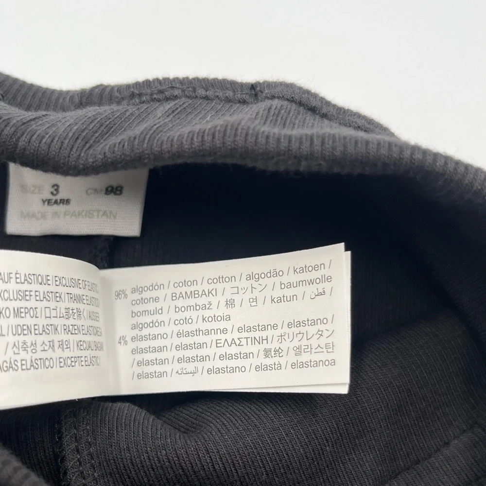 ZARA Girls Ribbed Cotton Leggings Sz 3